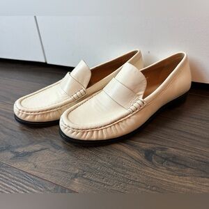 COS Women’s Leather Loafers Off White (Size 36 EU)